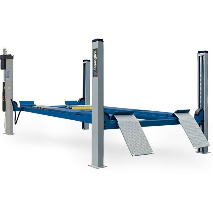Ravaglioli 4 Post Lift Wheel Alignment Hoist 4502L George Stock