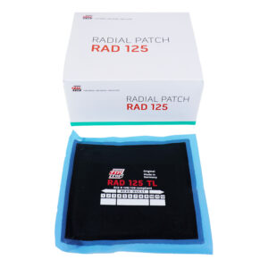 Rema Tip Top Radial Tyre Repair Patch, RAD125, and box