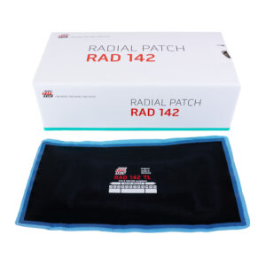 Rema Tip Top Radial Tyre Repair Patch, RAD142, and box