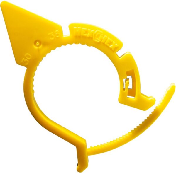 Yellow Wheel Nut Indicator HEXCHEX