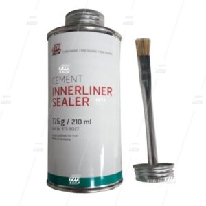 Rema Tip Top Innerliner Sealer tin with brush