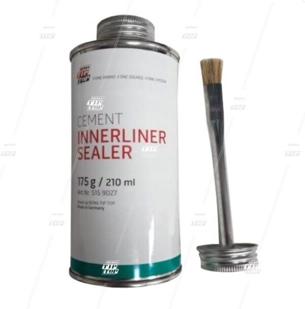 Rema Tip Top Innerliner Sealer tin with brush