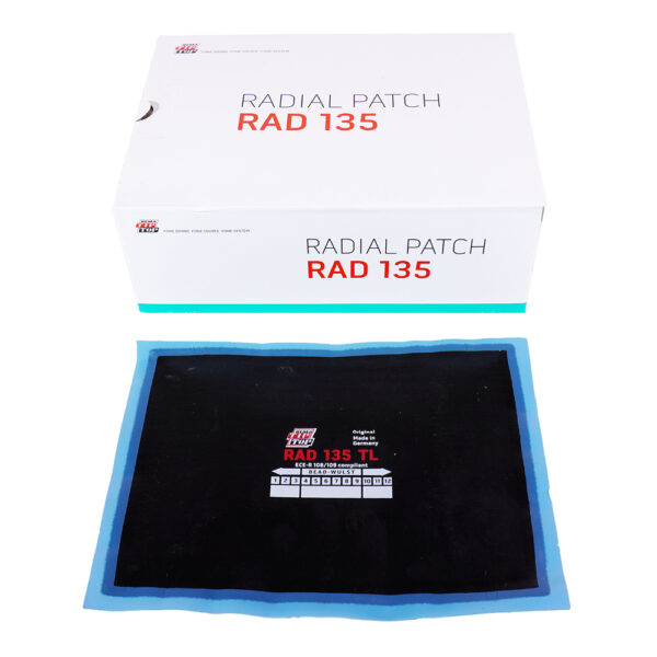 Rema Tip Top Radial Tyre Repair Patch RAD135 with box