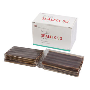 Packets of brown 100mm Rema Tip Top Sealfix and box